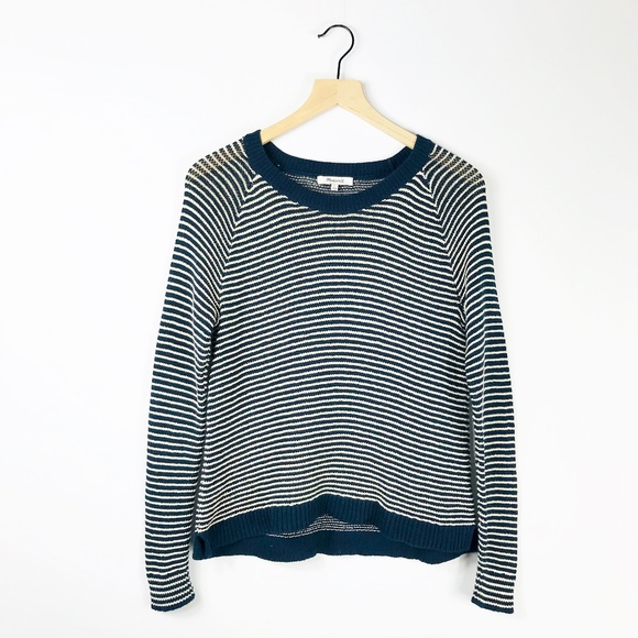madewell dockline pullover sweater in stripe - Picture 4 of 8